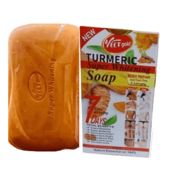 Original Veet Gold Turmeric Super Face Soap - Picture 1 of 5
